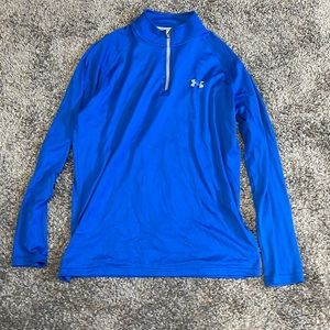Blue men’s quarter zip
